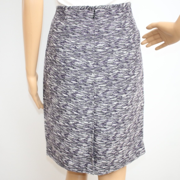 NEW CK Cotton Linen Blend Straight Skirt Sz 12 - Picture 4 of 8